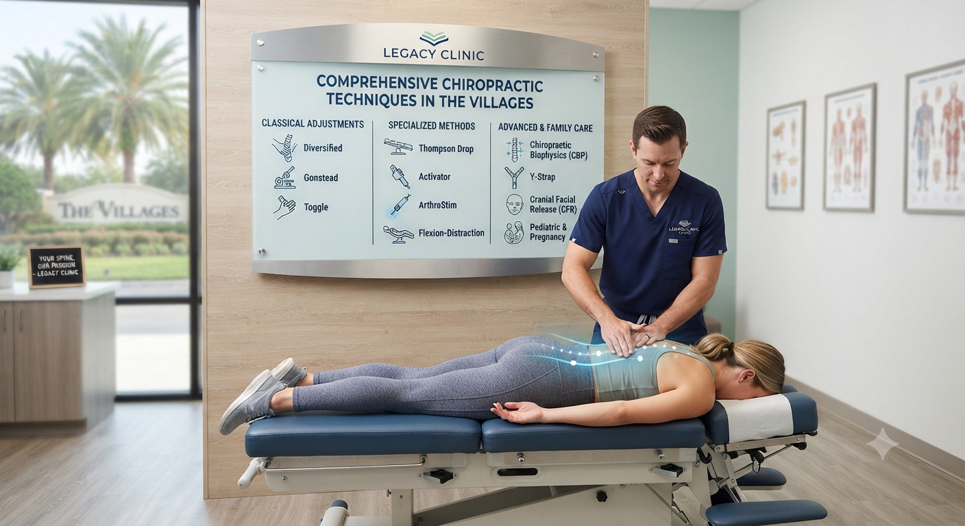 Exploring Your Options: Comprehensive Chiropractic Techniques in The Villages at Legacy Clinic
